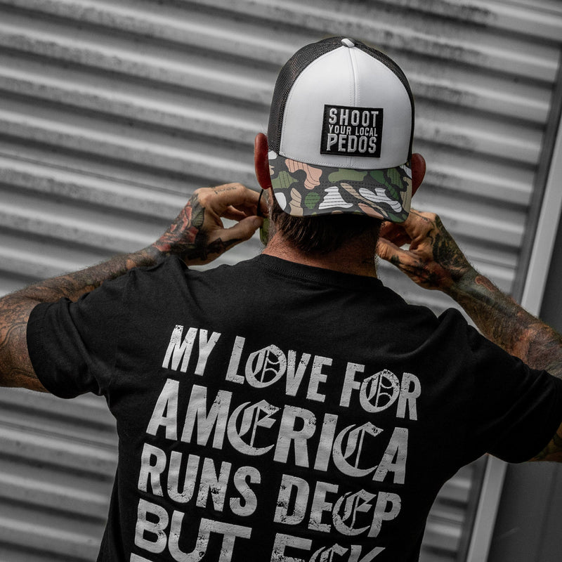 Load image into Gallery viewer, Shoot Your Local Pedos Patch Snapback
