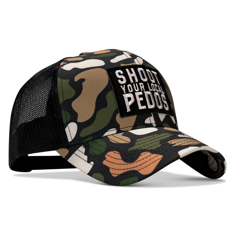 Load image into Gallery viewer, Shoot Your Local Pedos Patch Snapback
