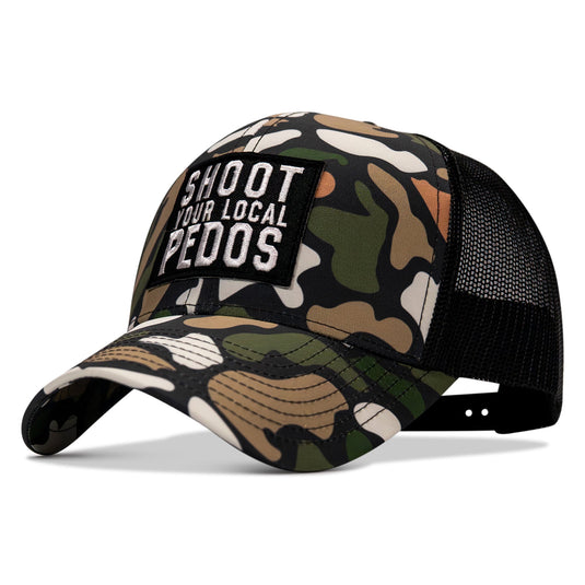 Shoot Your Local Pedos Patch Snapback