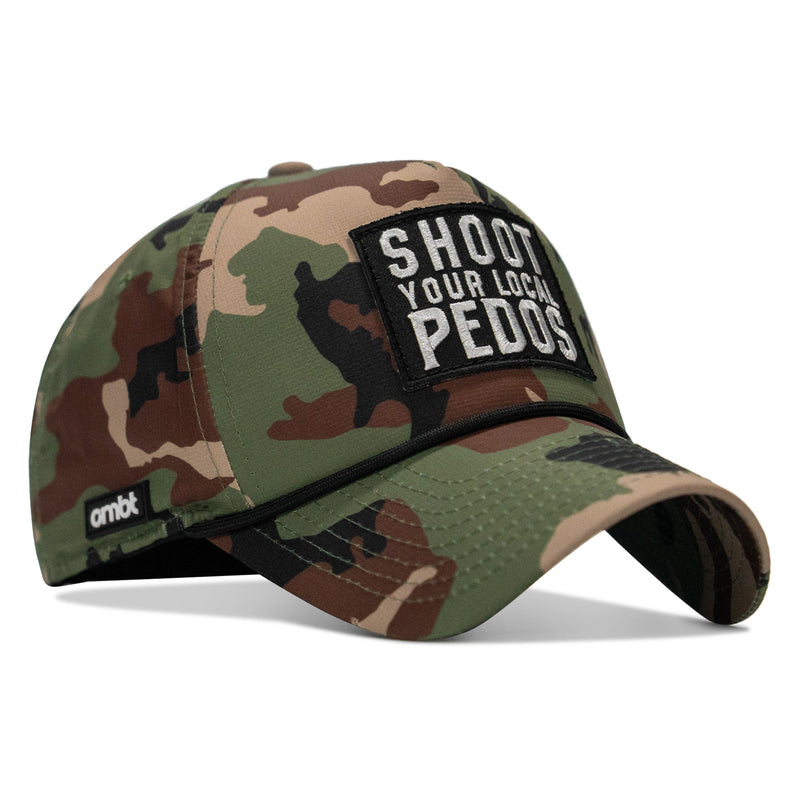 Load image into Gallery viewer, Shoot Your Local Pedos Patch Weekender Waterproof Snapback
