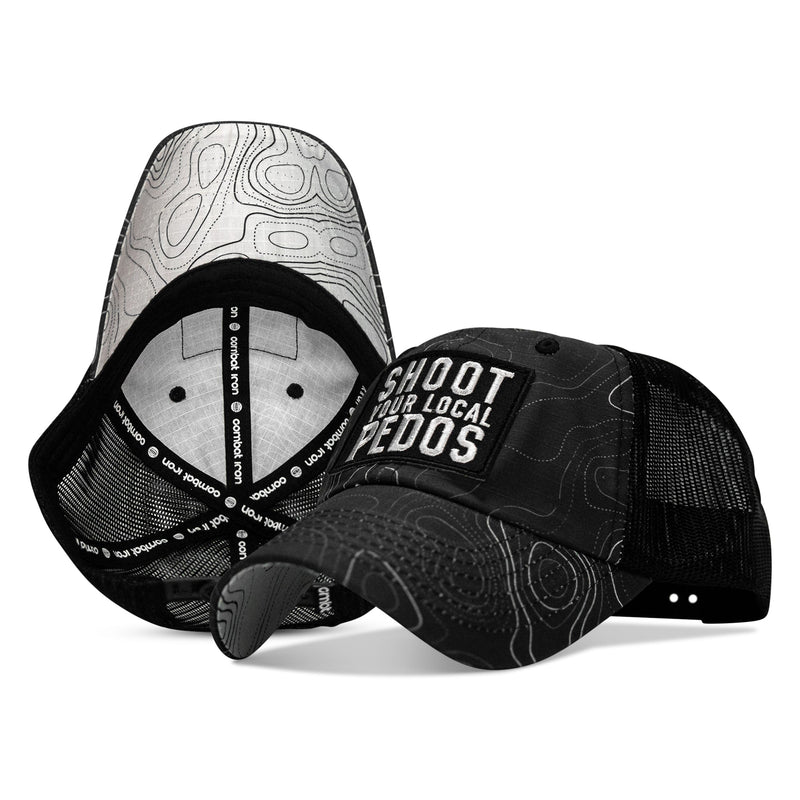 Load image into Gallery viewer, Shoot Your Local Pedos Patch Tactical Ripstop Mesh Snapback Hat
