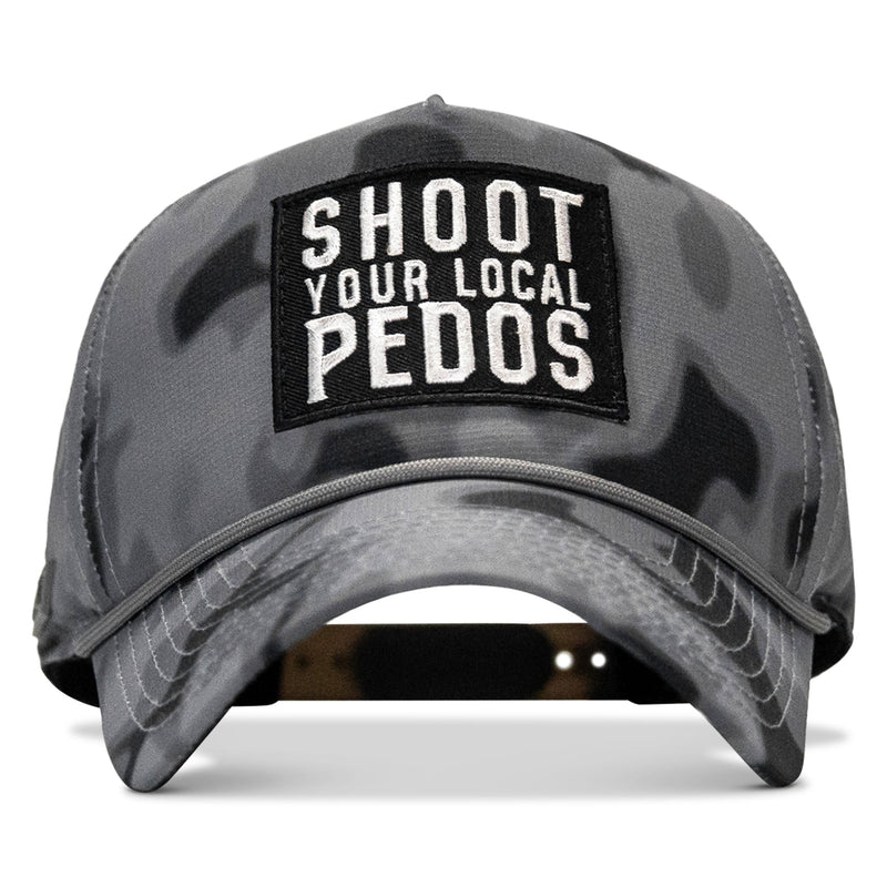 Load image into Gallery viewer, Shoot Your Local Pedos Patch Weekender Waterproof Snapback
