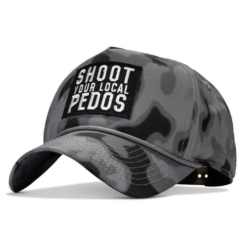 Load image into Gallery viewer, Shoot Your Local Pedos Patch Weekender Waterproof Snapback
