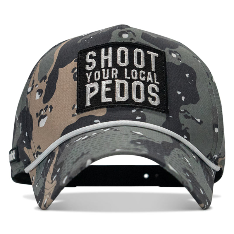 Load image into Gallery viewer, Shoot Your Local Pedos Patch Weekender Waterproof Snapback
