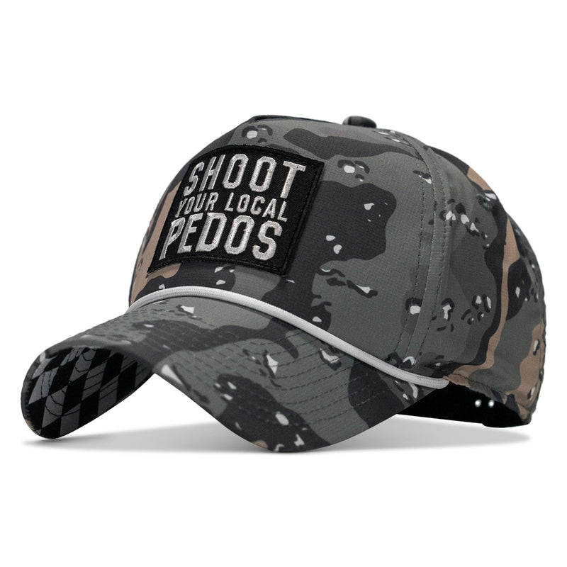 Load image into Gallery viewer, Shoot Your Local Pedos Patch Weekender Waterproof Snapback
