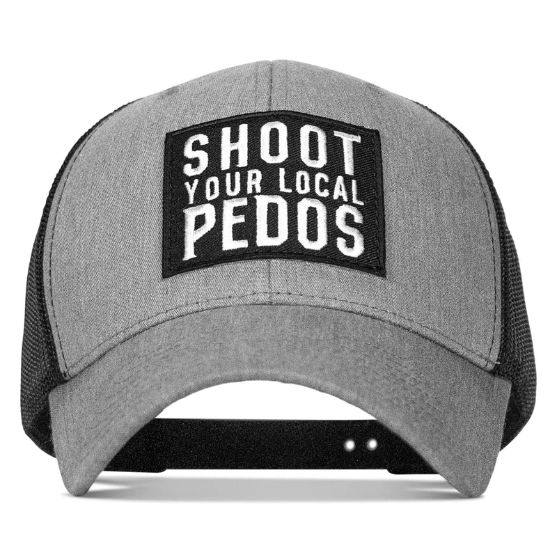 Load image into Gallery viewer, Shoot Your Local Pedos Patch Snapback
