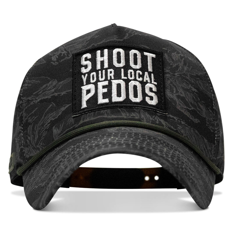 Load image into Gallery viewer, Shoot Your Local Pedos Patch Weekender Waterproof Snapback
