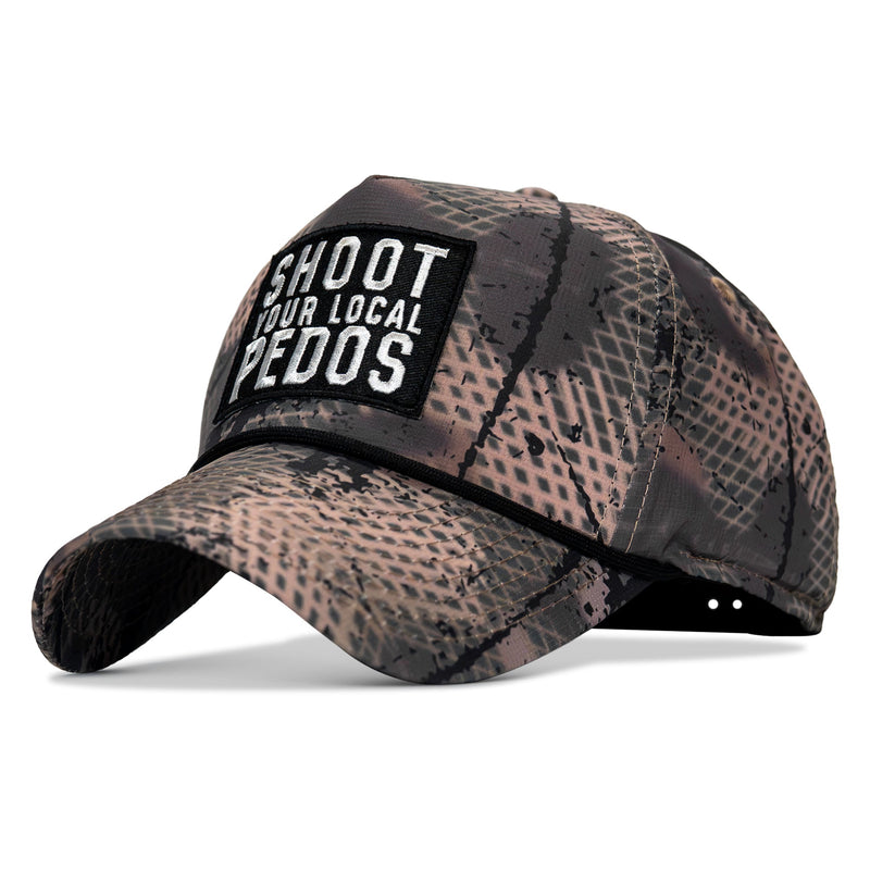 Load image into Gallery viewer, Shoot Your Local Pedos Patch Weekender Waterproof Snapback
