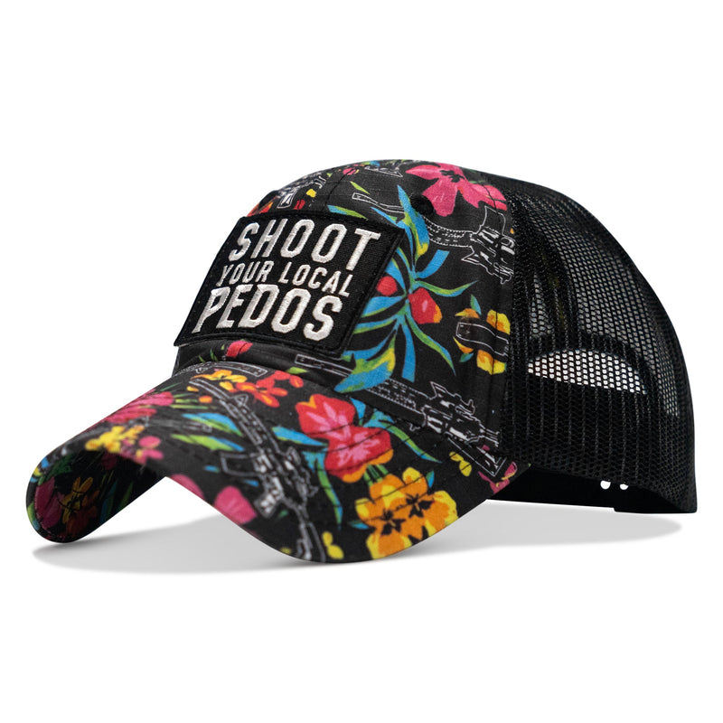 Load image into Gallery viewer, Shoot Your Local Pedos Patch Tactical Ripstop Mesh Snapback Hat
