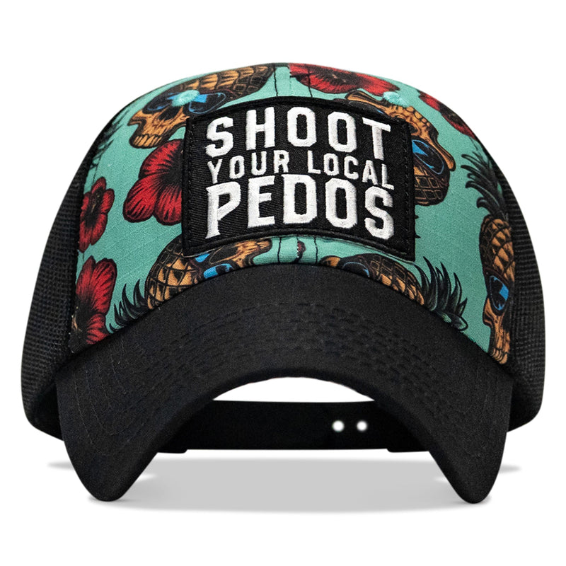 Load image into Gallery viewer, Shoot Your Local Pedos Patch Tactical Ripstop Mesh Snapback Hat
