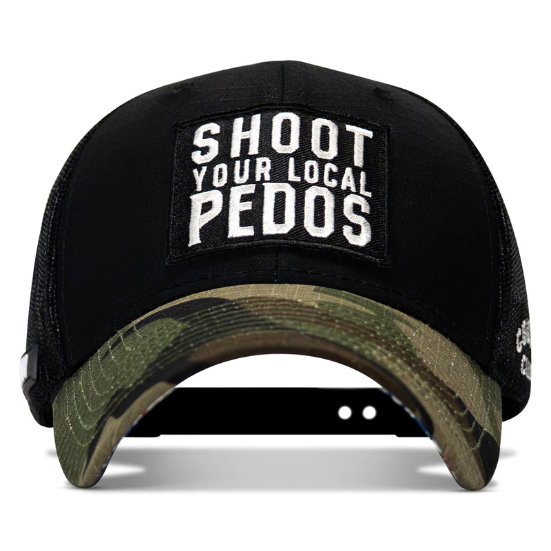 Load image into Gallery viewer, Shoot Your Local Pedos Patch Original Ripstop Snapback Hat
