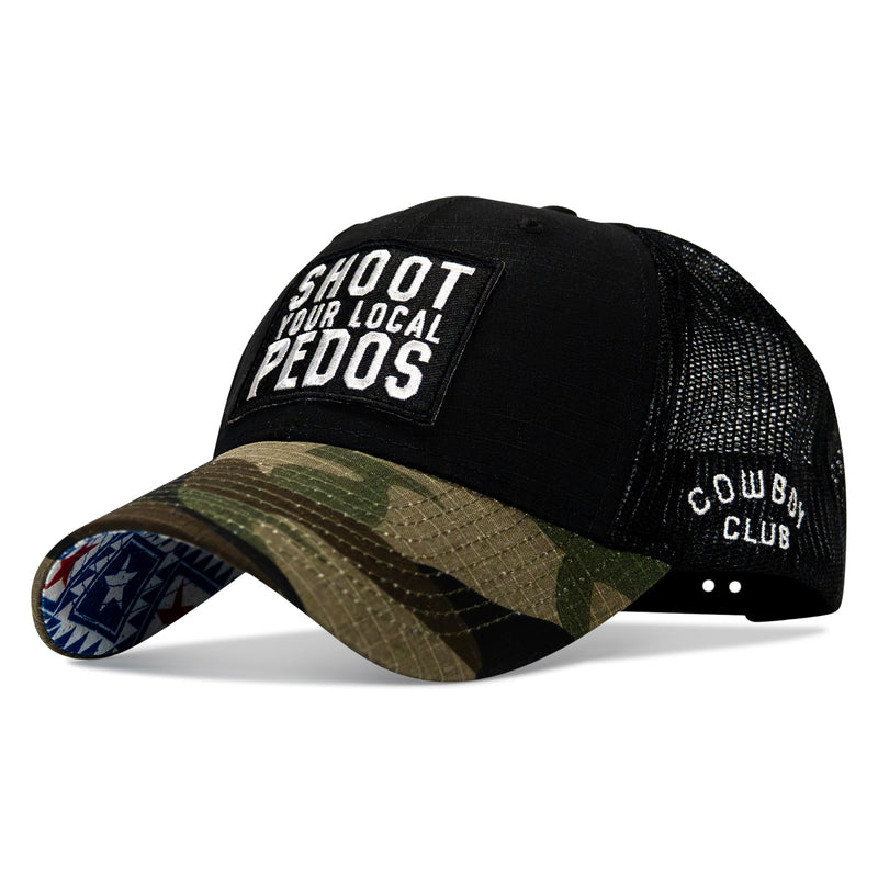 Load image into Gallery viewer, Shoot Your Local Pedos Patch Original Ripstop Snapback Hat
