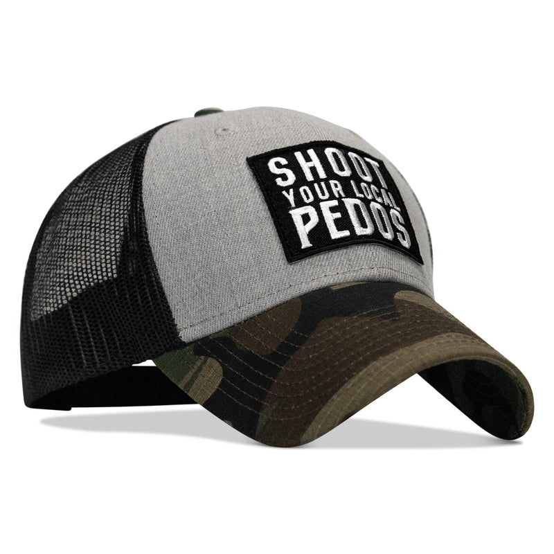 Load image into Gallery viewer, Shoot Your Local Pedos Patch Snapback
