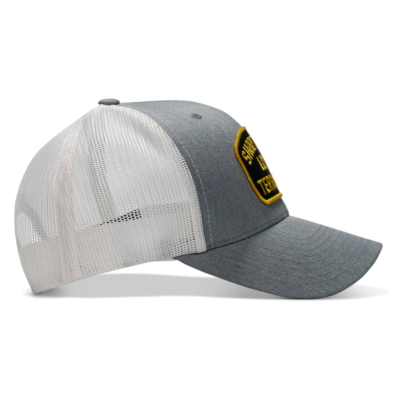 Load image into Gallery viewer, Shoot Your Local Terrorists Patch Snapback Hat
