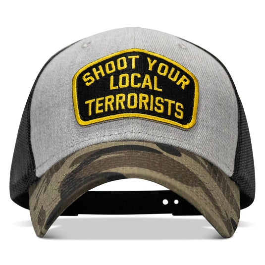 Shoot Your Local Terrorists Patch Snapback Hat