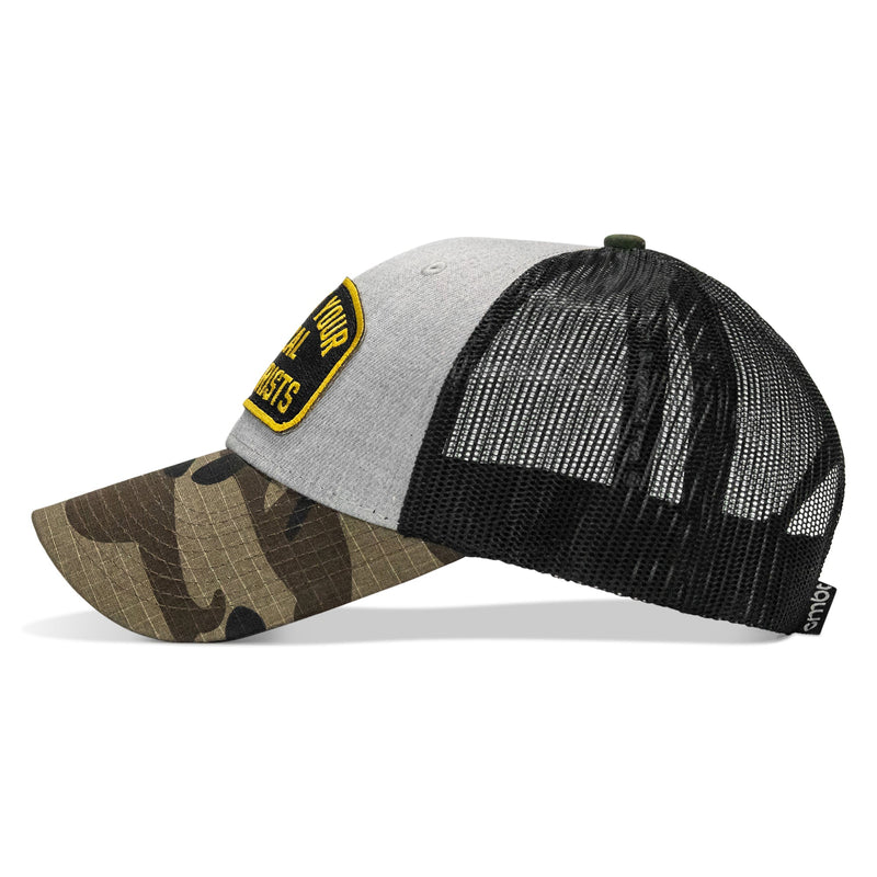 Load image into Gallery viewer, Shoot Your Local Terrorists Patch Snapback Hat
