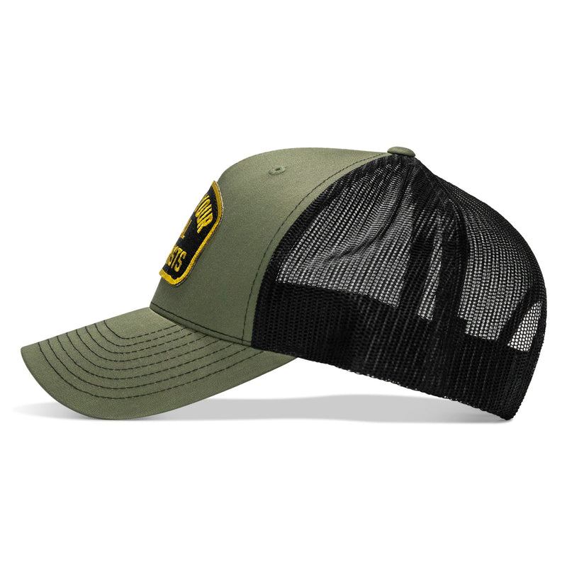 Load image into Gallery viewer, Shoot Your Local Terrorists Patch Snapback Hat
