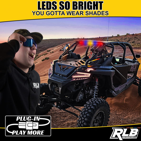 Polaris RZR XP 2024 & Newer Chase Light - Dual Color (BLUE/WHITE)