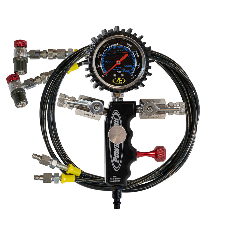 Load image into Gallery viewer, Dual Fill Shock Inflator with Gauge Tool
