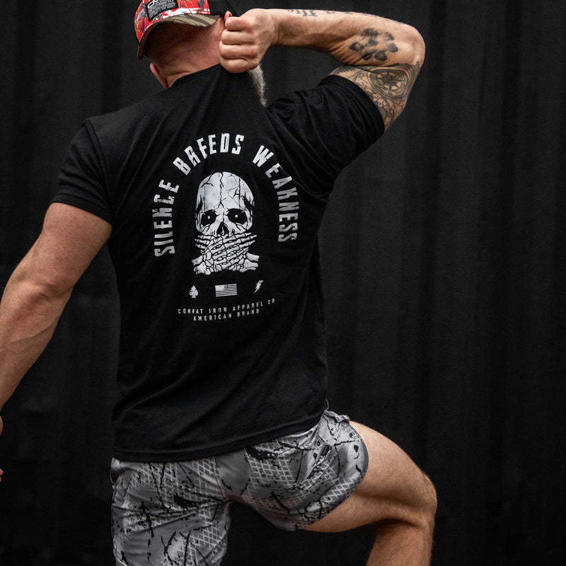 Load image into Gallery viewer, Silence Breeds Weakness Men's T-Shirt
