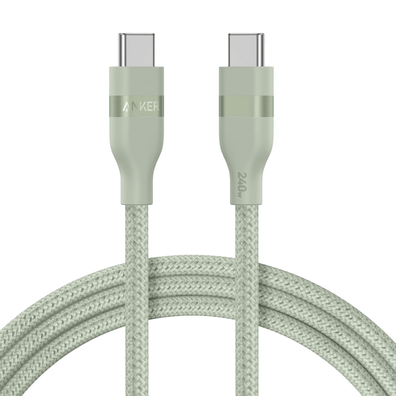 Load image into Gallery viewer, Anker USB-C to USB-C Cable (3 ft / 6 ft, 240W, Upcycled-Braided)
