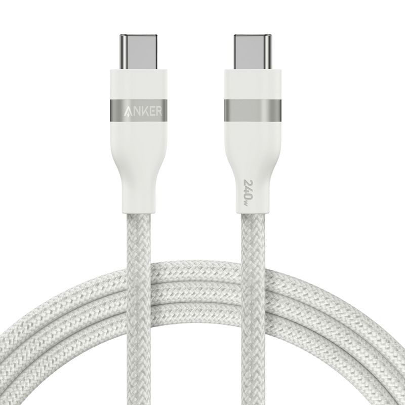 Load image into Gallery viewer, Anker USB-C to USB-C Cable (3 ft / 6 ft, 240W, Upcycled-Braided)
