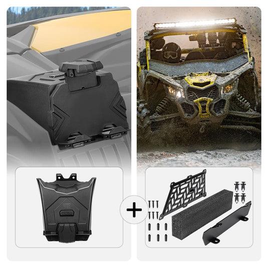 Navigation Storage Box and Holder & Noise Reduction Kit for Can-Am Maverick X3
