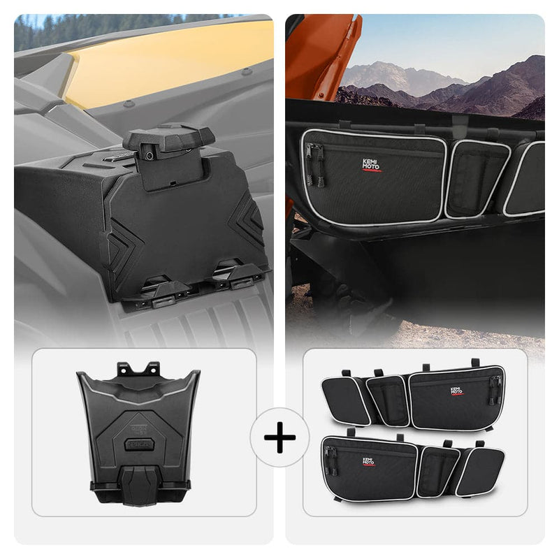 Load image into Gallery viewer, Tablet Holder &amp; Front Door Strorage Bags for Can-Am Maverick X3 MAX
