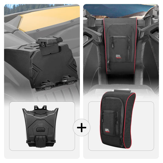 Tablet Holder & Console Storage Bag for Can-Am Maverick X3