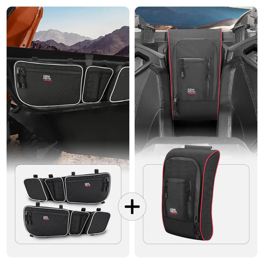 Door Bags ＆ Center Bag for Can Am Maverick X3/MAX