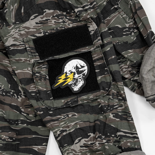 Die with Memories Bolt Skull PVC Patch