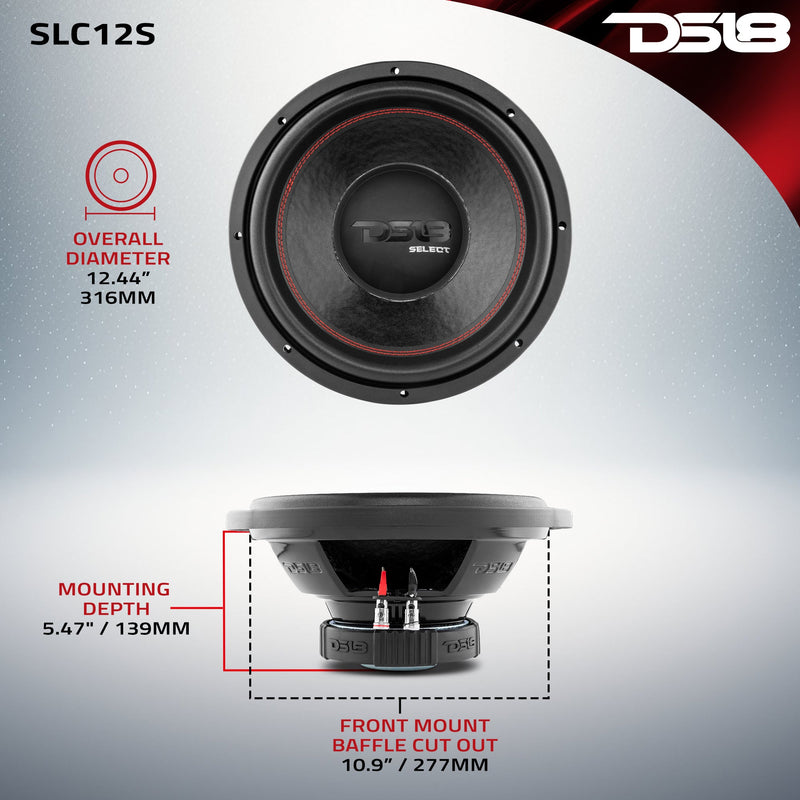 Load image into Gallery viewer, SELECT 12" Subwoofer 250 Watts Rms SVC 4-Ohm
