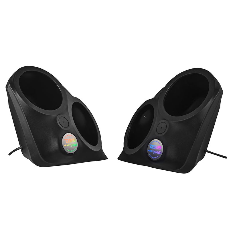 Load image into Gallery viewer, Polaris Slingshot Front Fender Dual 8&quot; Speaker Pods With Digital LED Lighting
