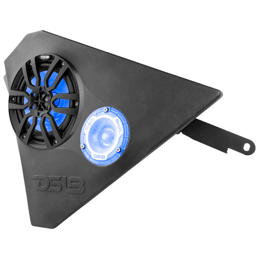 Polaris Slingshot Front Kick Panel 2 X 6.5" Enclosure with NXL-6/BK and PRO-TW1L | 2015 - Current