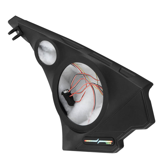 Polaris Slingshot Front Kick Panel Speaker Pods – Empty Enclosure for 8" Speakers and 3.8" Tweeters | 2020 - Current