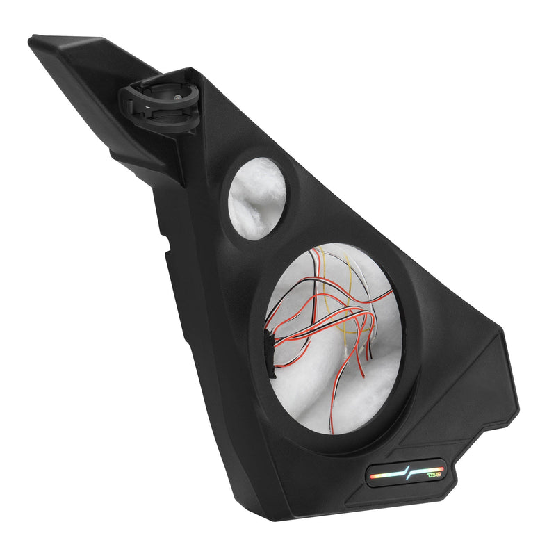 Load image into Gallery viewer, Polaris Slingshot Front Kick Panel Speaker Pods – Empty Enclosure for 8" Speakers and 3.8" Tweeters | 2020 - Current
