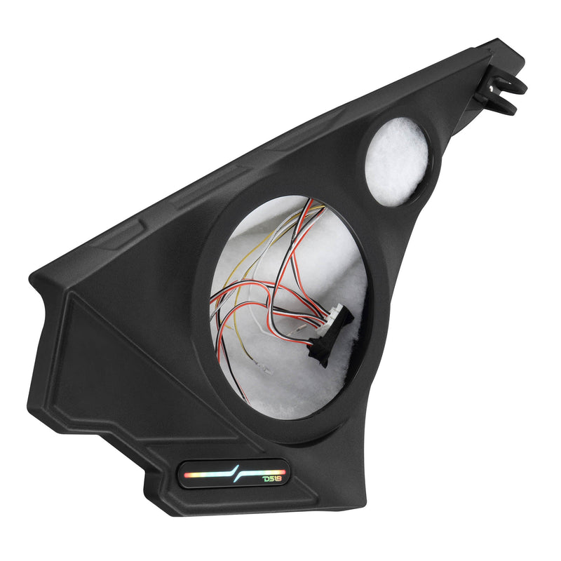 Load image into Gallery viewer, Polaris Slingshot Front Kick Panel Speaker Pods – Empty Enclosure for 8" Speakers and 3.8" Tweeters | 2020 - Current
