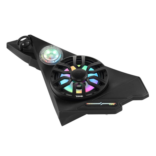 Polaris Slingshot Front Kick Panel Speaker Pods – Loaded with 8" NXL-IQ8/BK Speakers, PRO-TW1LD Tweeters & Digital LED Lights | 2020 - Current