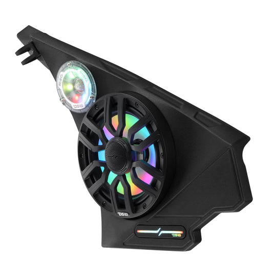 Polaris Slingshot Front Kick Panel Speaker Pods – Loaded with 8" NXL-IQ8/BK Speakers, PRO-TW1LD Tweeters & Digital LED Lights | 2020 - Current