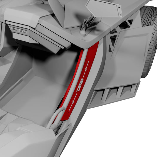 Polaris Slingshot Front Kick Panel Speaker Pods – Empty Enclosure for 8" Speakers and 3.8" Tweeters | 2020 - Current