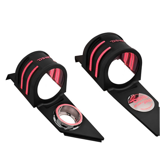 Polaris Slingshot Headrest Empty Enclosure With Digital LED Lights fits 4 x 6.5" Speakers | 2015 - Current