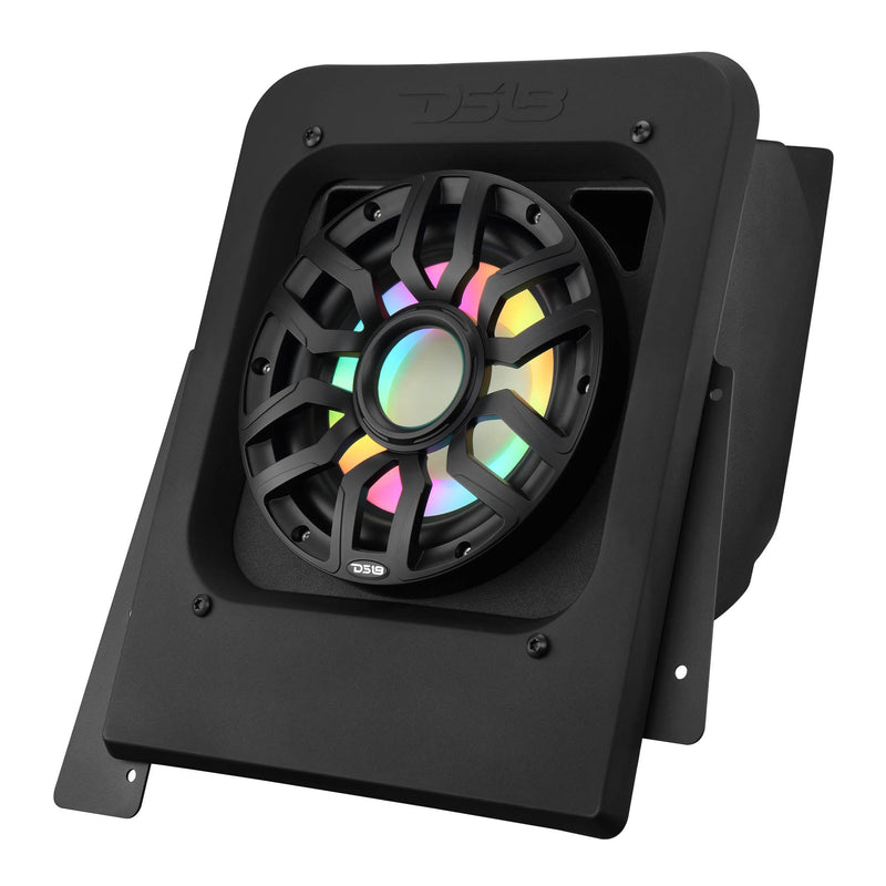 Load image into Gallery viewer, Polaris Slingshot Rear Subwoofer Enclosure Loaded with NXL-IQSUB10/BK and Digital LED Lights | Fits Either Passenger or Driver Side | 2015 - Current
