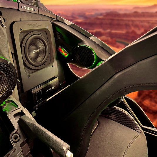 Polaris Slingshot Loaded Rear Sealed 10" Subwoofer Enclosure | Fits Either Passenger or Driver Side | 2015 - Current