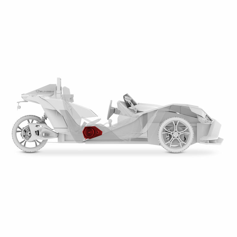 Load image into Gallery viewer, Polaris Slingshot Side Panel Empty Enclosure fits 2 x 6.5&quot; Speakers &amp; 2 x 1.7” Tweeters | 2015 - 2019
