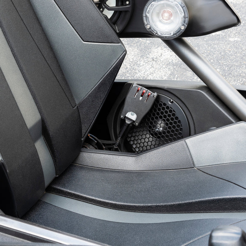 Load image into Gallery viewer, Polaris Slingshot Side Panel Empty Enclosure fits 2 x 6.5&quot; Speakers &amp; 2 x 1.7” Tweeters | 2015 - 2019
