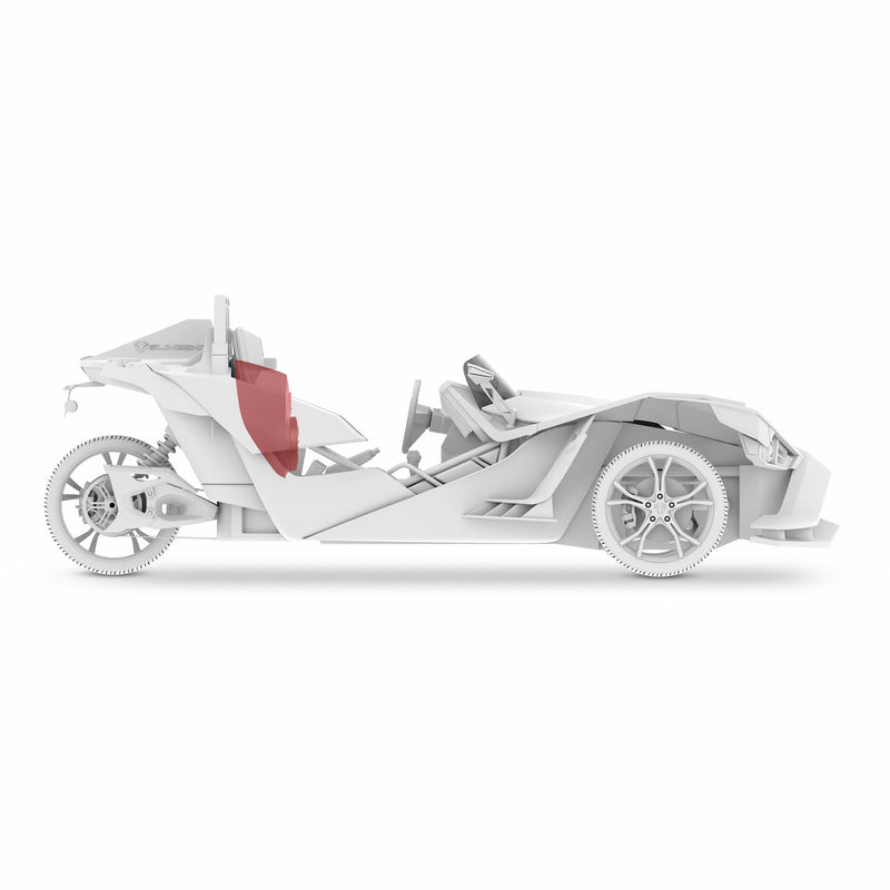 Load image into Gallery viewer, Polaris Slingshot Water Fall Center Console 1 X 8" Enclosure With NXL-8/BK and PRO-TW1L | 2015 - 2019
