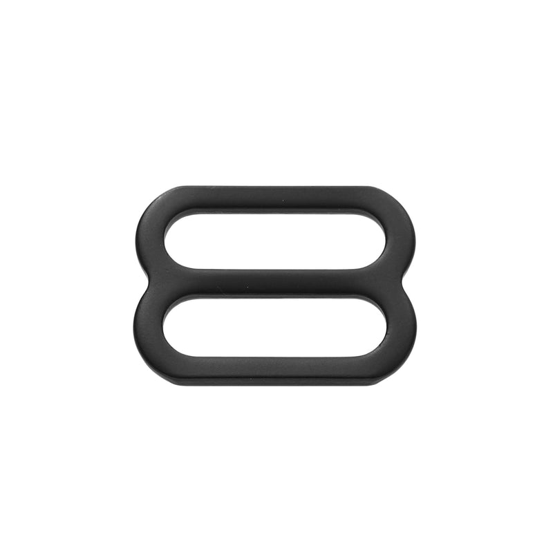 Load image into Gallery viewer, 1&quot; Dull Black Resin Stamped Steel Slide 20 PACK | SLIDE1BLK3100
