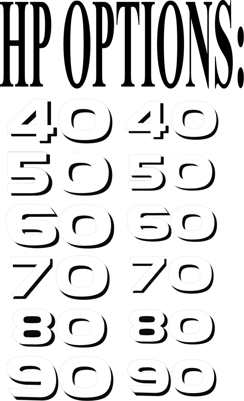 Load image into Gallery viewer, Replacement Decal Kit for Yamaha Outboard Motor (40-90HP)
