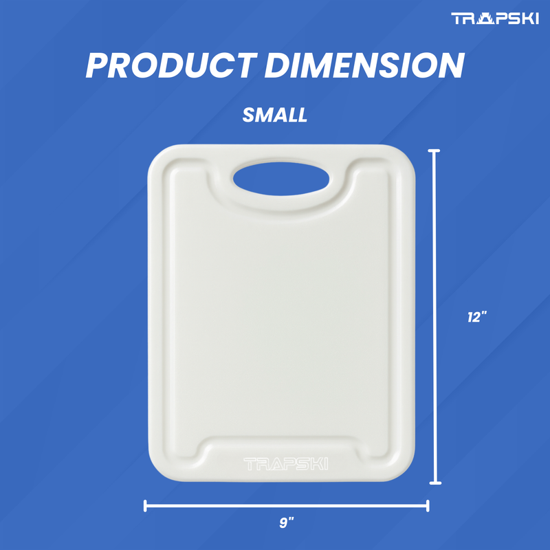 Load image into Gallery viewer, TRAPSKI Premium 1/2 Inch Thick HDPE Cutting Boards | Food-Grade Kitchen Prep Surface | Juice Grooves | Made in the USA
