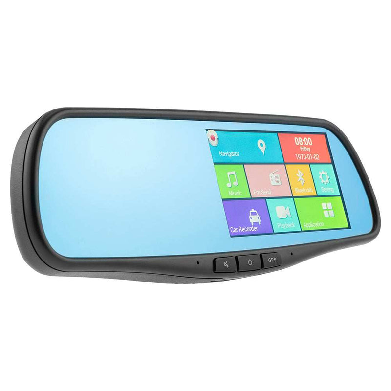 Load image into Gallery viewer, DS18 SMARTEAGLE/S Rearview Smart Mirror with 4.3&quot; HD LCD Touch Screen with Android 1080p Dash Cam Recorder, Special Mount - Skoutley Outdoors LLC
